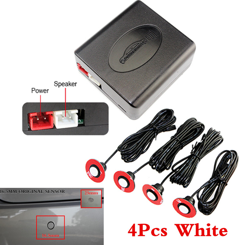 Car Reversing Backup Radar Alarm System Parking Assistance Kit 4 Parking Sensors gallery
