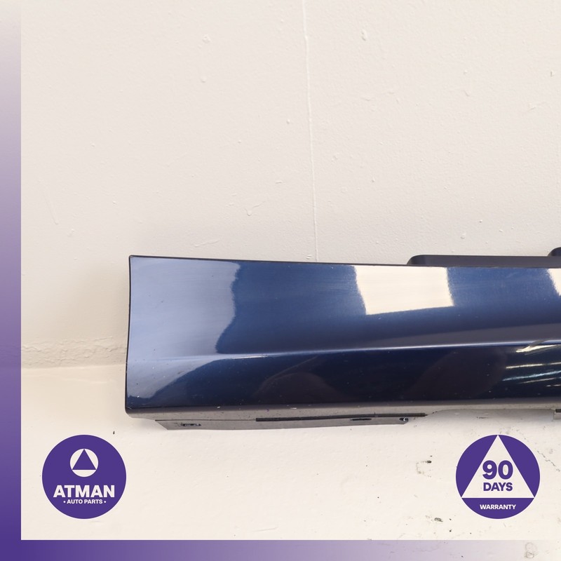 08-13 BMW E82 128i 135i Left Rocker Panel Side Skirt Blue 51777046347 OEM 77k gallery