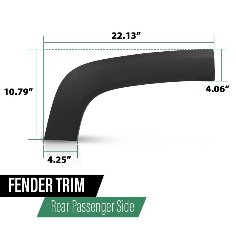Fit For 2015-2023 Jeep Renegade Fender Trim Rear Right Passenger Side CH1791104 gallery