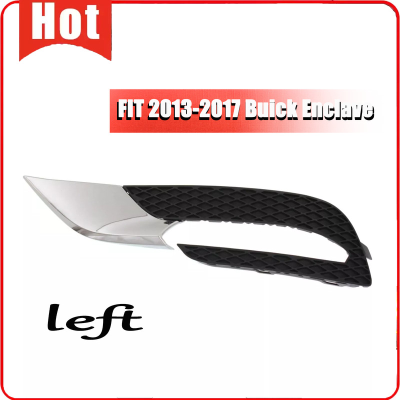 Chrome Fog Light Trim Driver Side Left For 2013-2017 Buick Enclave 20983395