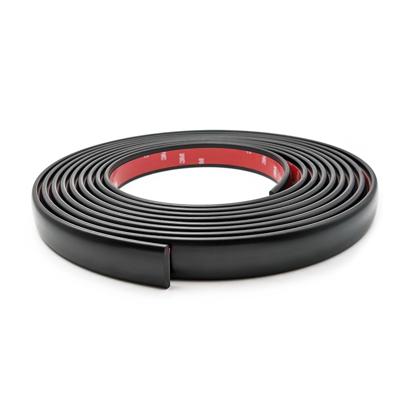 1″ Wide Black Extruded Automotive Trim Molding | 100′ Roll | #ES12610002-R