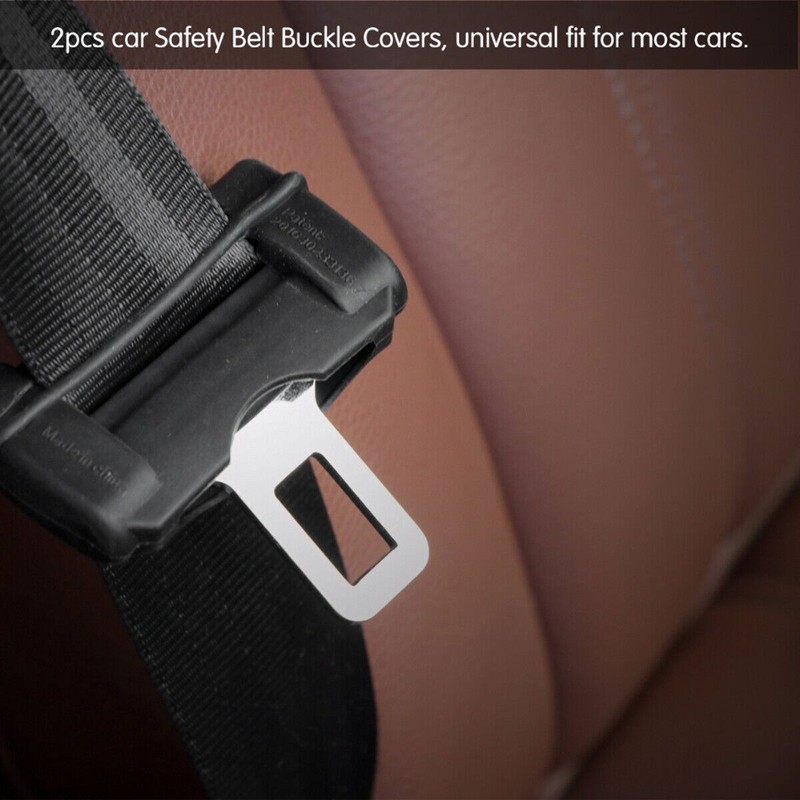 BK Car Seat Belt Buckle Clip Silicone Anti-Scratch Protector Cover Accessories gallery