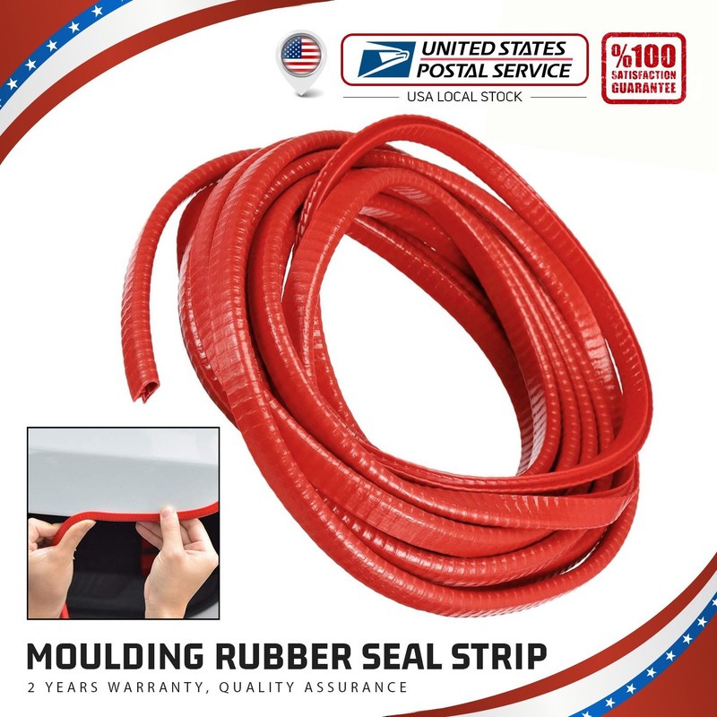 Rubber U Channel Edging Edge Protect Embellish Trim Seal Flexible 20FT / 6M