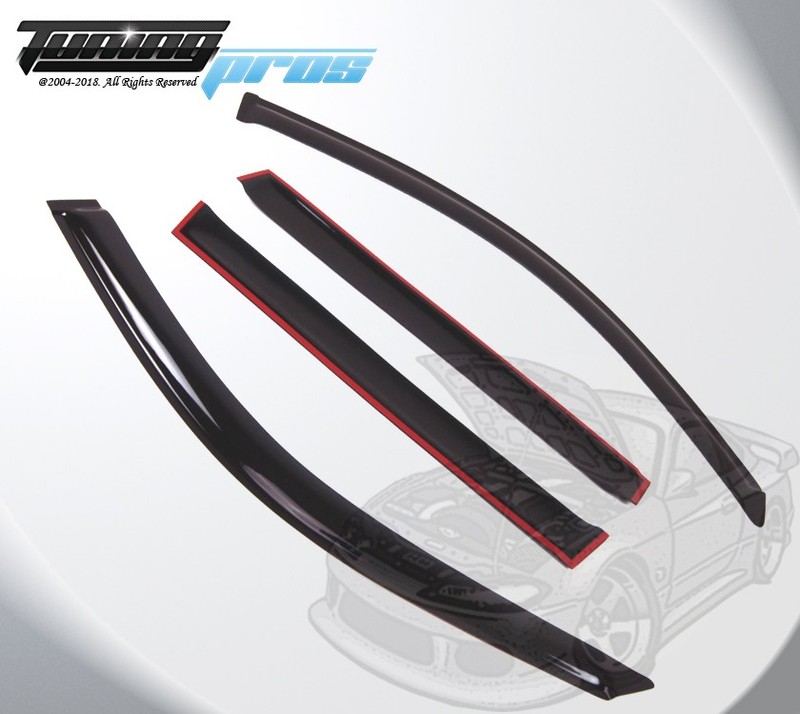 For Lexus GX470 2003-2009 Smoke Out-Channel Window Rain Guards Visor 4pcs Set gallery
