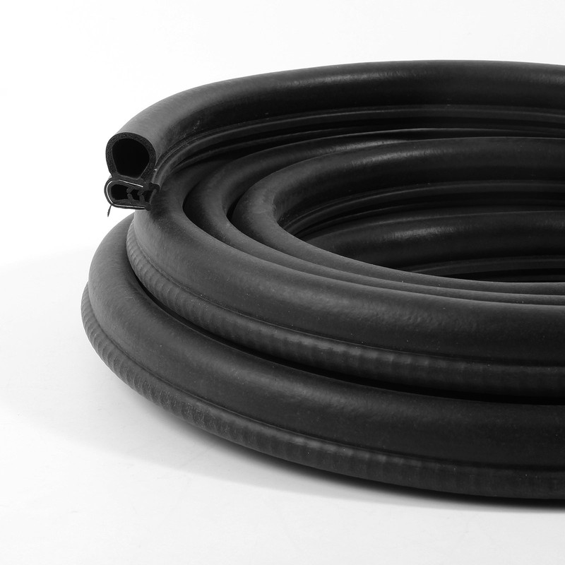6M/20Ft Universal U Shape Rubber with Side Bulb Car Seal Weatherstrip Dustproof gallery