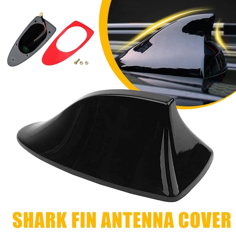 For Hyundai Kia Roof Shark Fin Radio Aerial Signal Antenna FM/AM ABS Universal