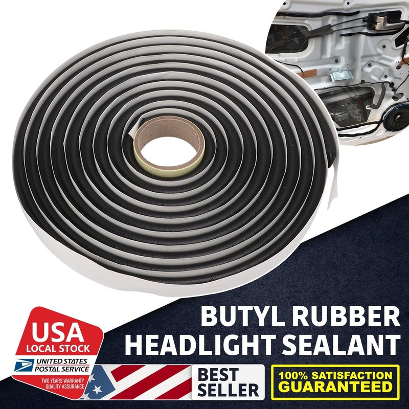 4M/13Ft Waterproof durable Headlight Sealant Butyl Rubber Rope For Audi A3-A8