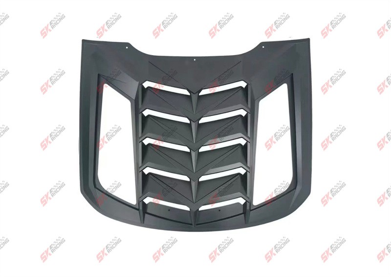 Glossy/Matte Black Rear Window Louver Cover Trim Fits Ford Mustang Coupe 2015-23 gallery