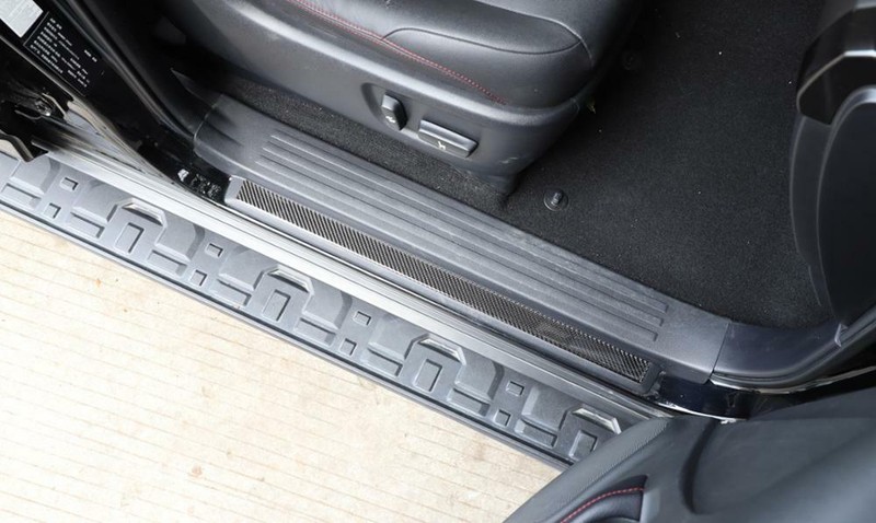 Carbon Fiber Inner Threshold Non-slip Guard Plate Stickers Trim For 4Runner 2010 gallery