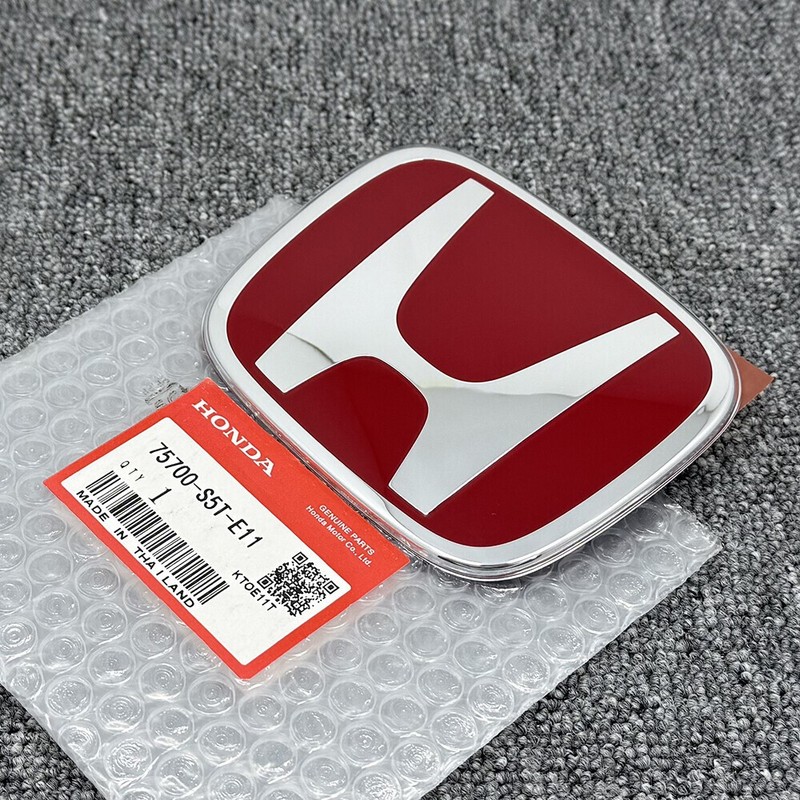 Front Grille Trunk Emblem For Honda Accord 08-2017 Sedan 4-Door Sport Red Badge gallery
