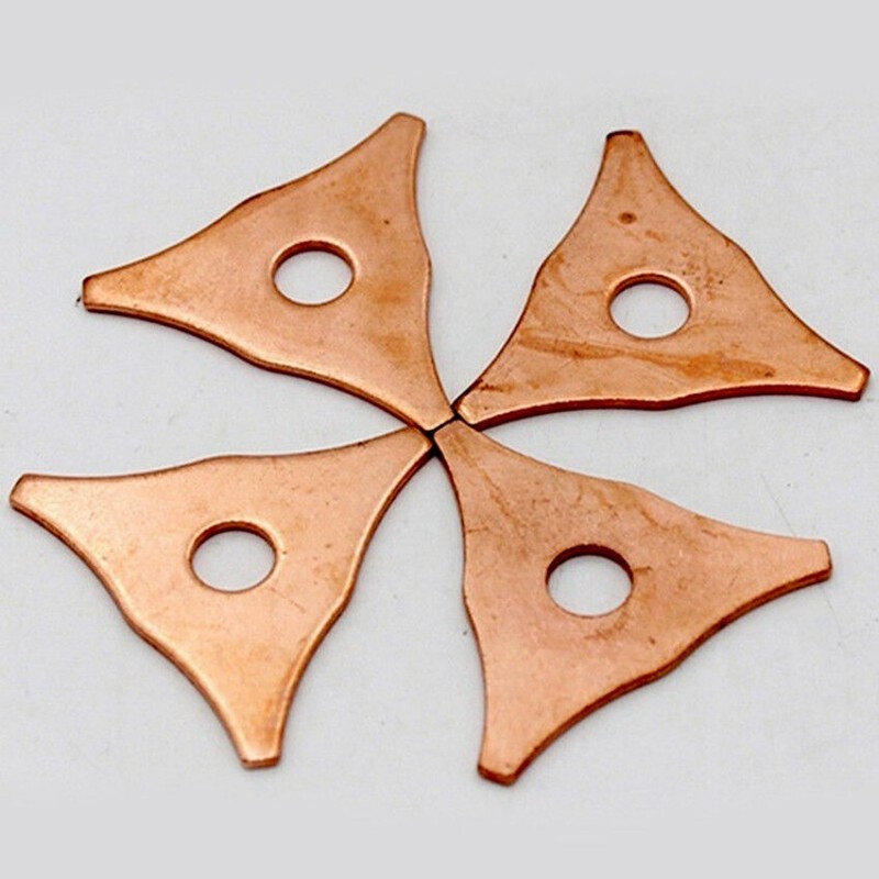 50PCS /Set Spot Welder Soldering Panel Puller Triangle Dent Pulling Ring Washer gallery