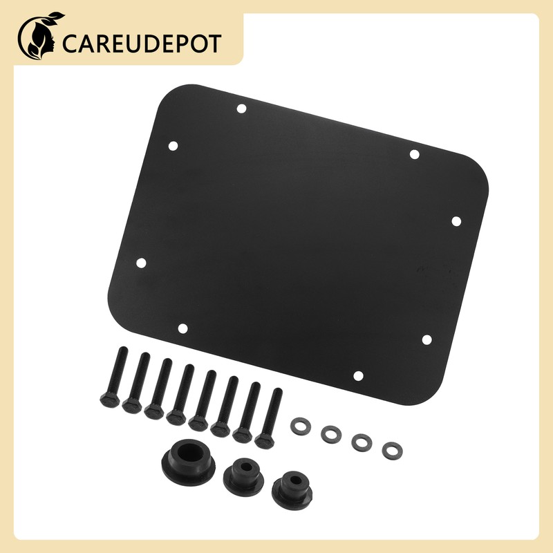 Rear Spare Tire Carrier Delete Filler Plate for Jeep Wrangler JK Item of 1 Set