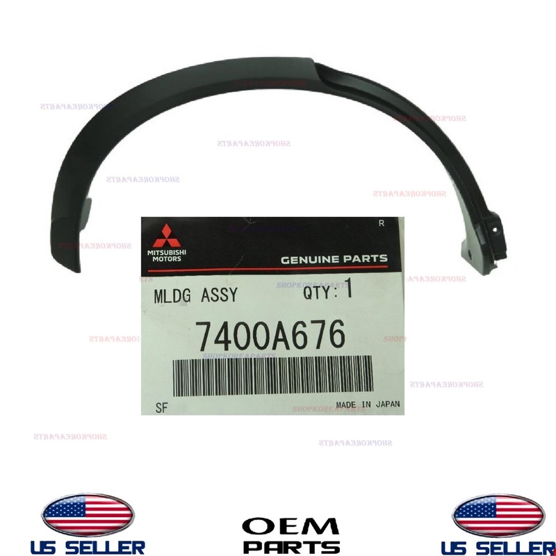 Genuine Wheel Opening Molding Rear RIGHT Passenger Side 2018-2025 Eclipse Cross