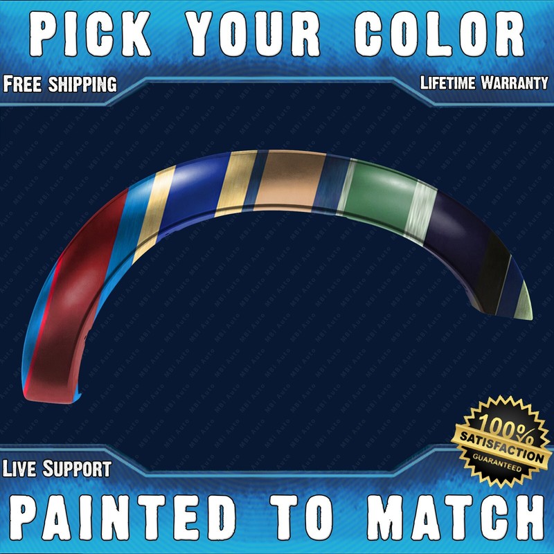NEW Painted To Match Front RH Wheel Arch Trim for 2011-2016 Ford F-250 F-350