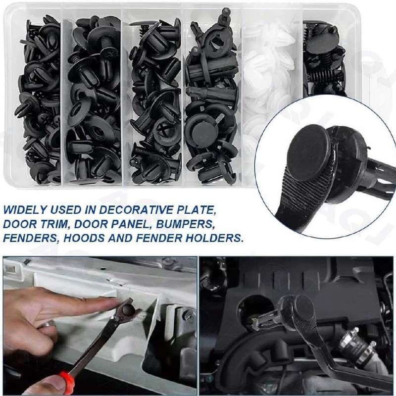 For Mazda Push Pin Rivet Bumper Door Trim Panel Retainer Clip Fastener 6 sizesc gallery