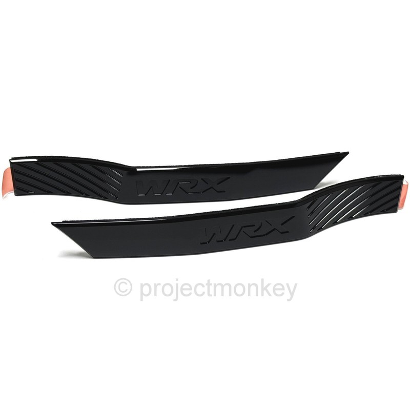 OEM Subaru 91123FG060 / 91123FG070 11-14 Impreza WRX Black Fender Side Moldings