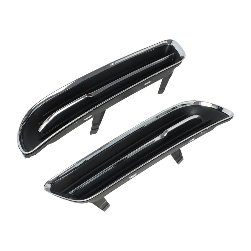 2Pcs Fog Light Lamp Hole Cover Black w/ Chrome Trim Fit for Chrysler 300 gallery