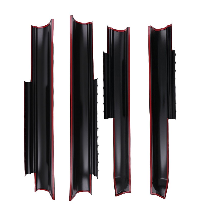 Rocker Panel for Jeep Wrangler JK Sport Utility 2007-2016 4-Door ABS Black gallery