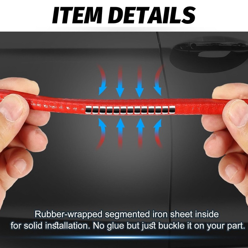 6M U-Shape Car Rubber Seal Trim Molding Strip Door Edge Guard All Weather US gallery
