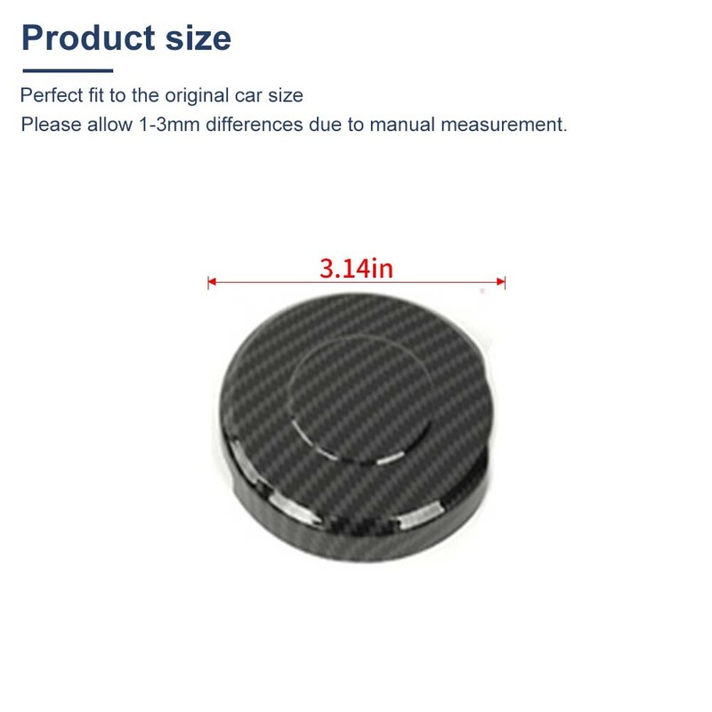 Rear Spare Tire Cap Lock Trim Decor Cover For Chevy Colorado/Silverado/CANYON gallery