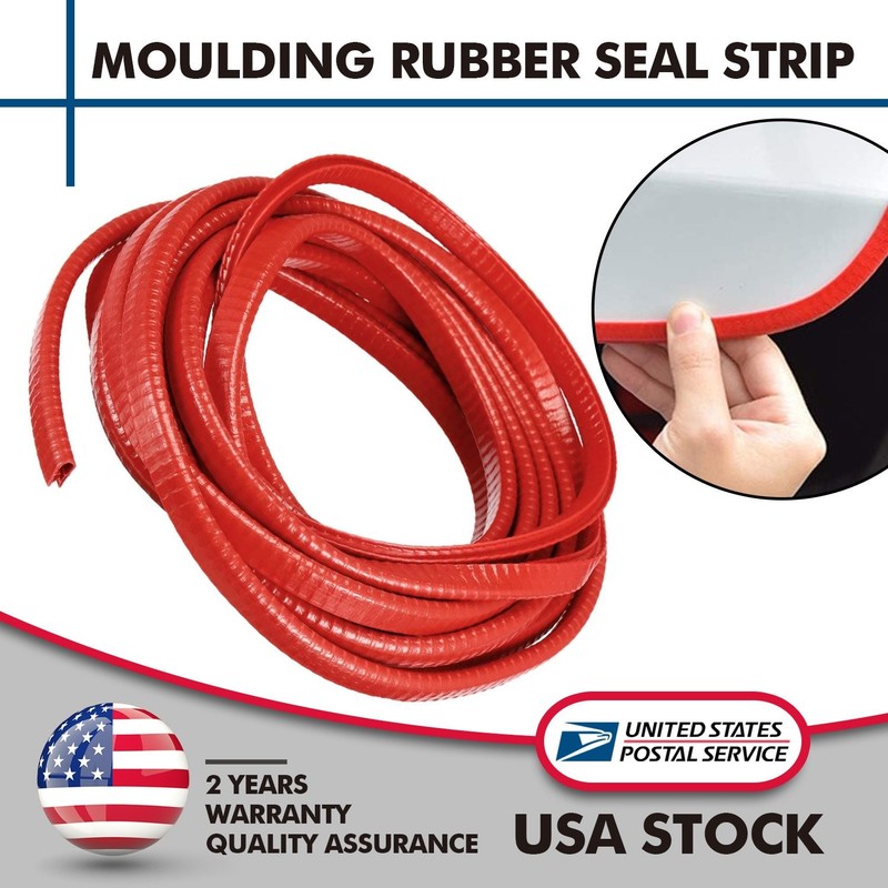 20FT U Shape Rubber Seal Weather Strip Door Edge Moulding Trim For Ram Models