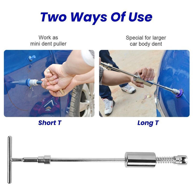 Car Body Dent Paintless Repair Tool Dent Puller Plastic Glue Tabs PDR Tool kit gallery