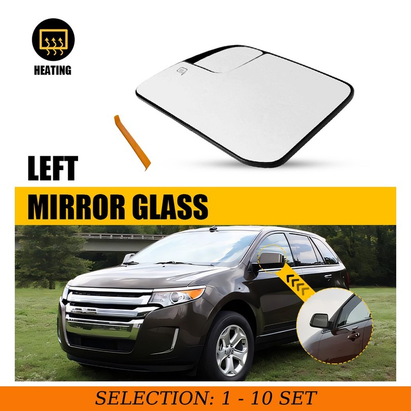 1-10x Mirror Glass Heated Fit 2011-2015 Lincoln MKX CT4Z17K707C Driver Side Left