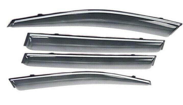 For Nissan Murano 2015-2024 Chrome Trim Window Visor Rain Sun Vent Guard Shade gallery