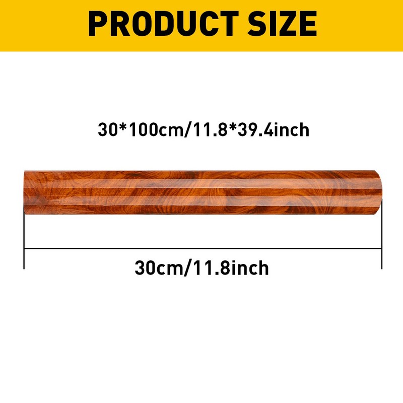 Car Interior Wood Grain Vinyl Wrap Sticker Decal Sheet Film Decor Kit Waterproof gallery