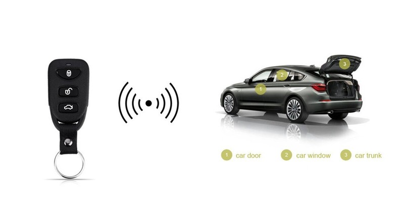 Keyless Entry System For Car Central Door Lock Locking Kit W/Dual Remote Control gallery