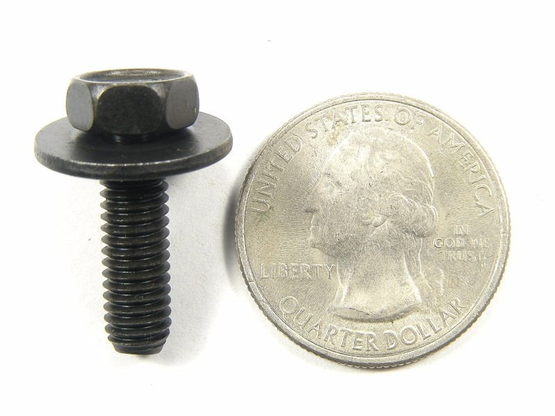 HONDA ACURA Body Bolts- M6-1.0 x 20mm Long- 10mm Hex- 17mm Washer- 20 bolts #171 gallery