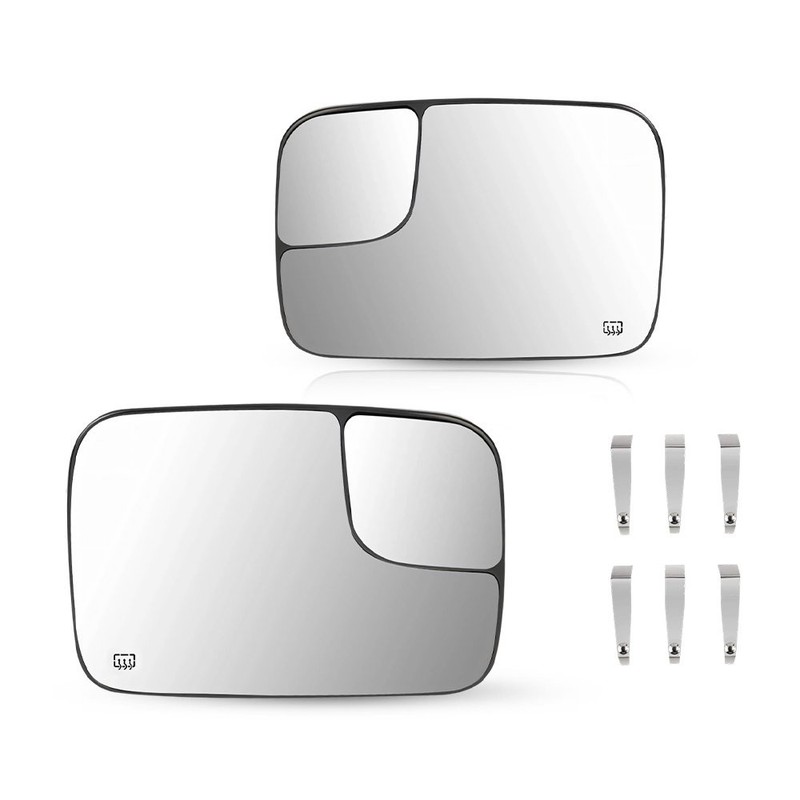 Towing Mirror Heated Glass Side Left Right for DODGE RAM 1500 PICKUP 2005-2008 gallery