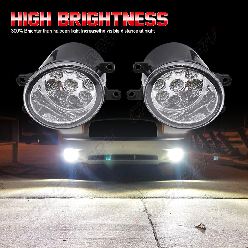 2Pcs Front Fog Lights Lamps Left And Right Side For TOYOTA SIENNA 2011-2020 gallery