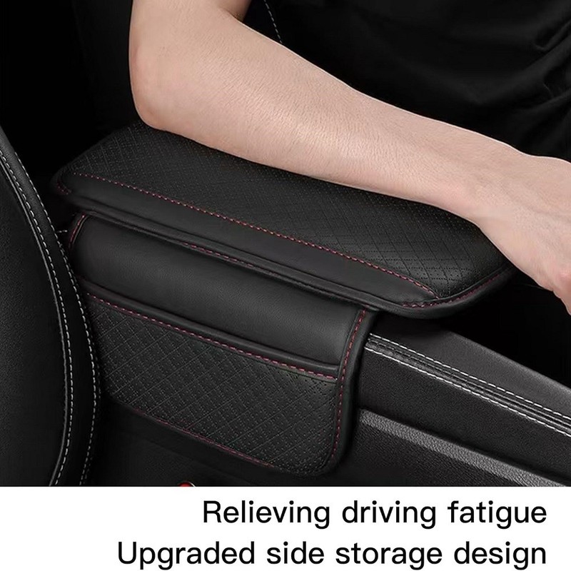 Universal Car Armrest Cover Arm Rest Cushion Auto Center Console Pad Protector gallery