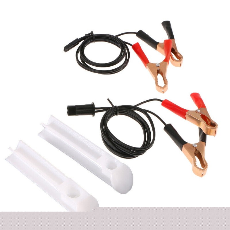 NEW For 12V / 24V Universal USB Charger Cable w/Crocodile Clips