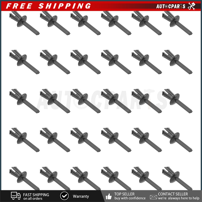 30Pcs For BMW 51161881149 Fender Liner Trim Clip Push-Type Expanding Rivet gallery