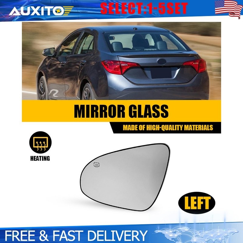 Mirror Glasses Driver Left Side H8796102F30 for Toyota Corolla 2014-2019 1-5X