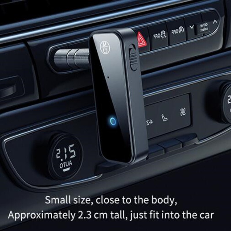 Wireless Bluetooth 5.0 Transmitter Audio Adapter 3.5mm Aux Micro USB Car Kit gallery