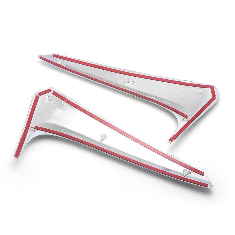 For Toyota Highlander 2014-2019 ABS Chrome Window Side Spoiler Wing Overlay Trim gallery