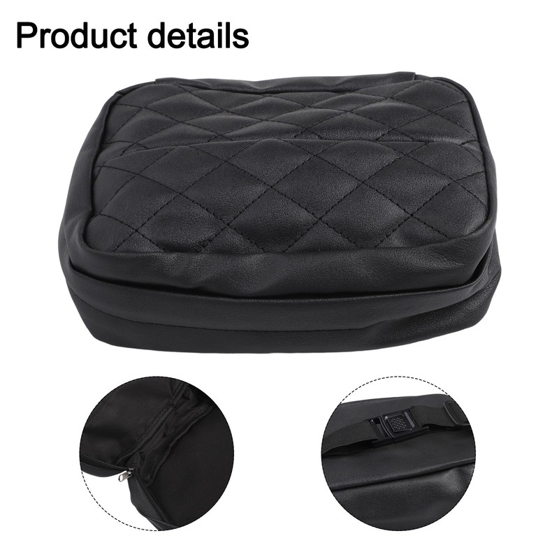 Black White Checkered Car Paper Towel Holder for Dashboard Rear and Front Seats gallery
