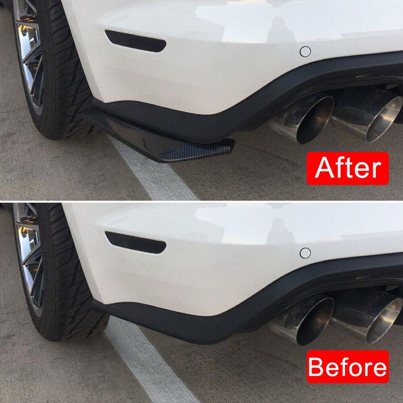 2X For Volkswagen Accessories Rear Bumper Lip Diffuser Splitter Canard Protector gallery