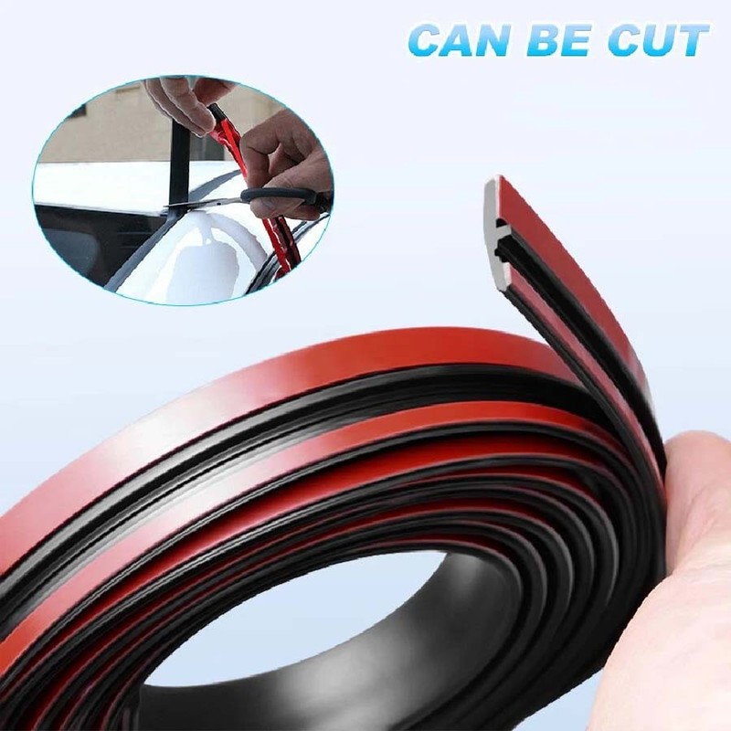 4M Car Window Door Trim Edge Molding Protector Guard Weather Rubber Seal Strip gallery