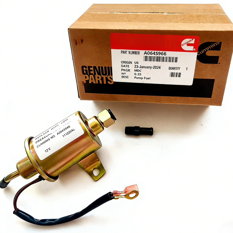 Cummins A064S966 Fuel Pump 12VDC; Replaces A047N926 & A029F889 NEW