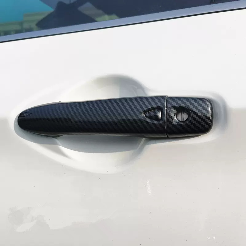 For Nissan Versa 2023-2024 ABS Carbon Fiber Front Door Handles Cover Trim 10PCS gallery