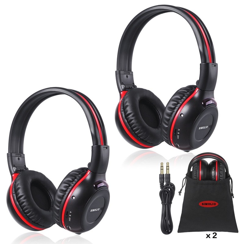 SIMOLIO IR Headphones for Toyota Sienna 2004-2021 Car DVD Headphones 2 PACK NEW
