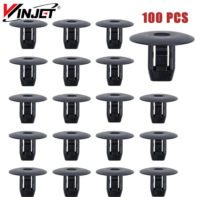 For HONDA/ACURA 100pcs Clips Box Fender Liner Push Type Retainer Clip Fastener