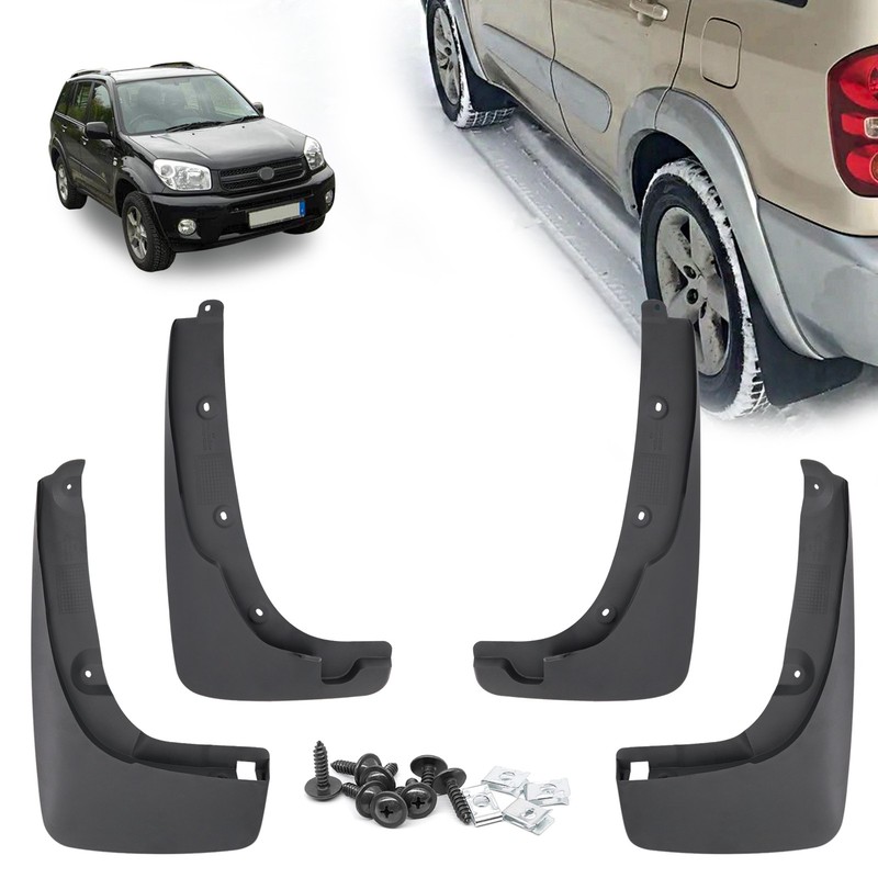 Mud Flaps Set For 2001~2005 Toyota RAV4 Splash Guards Mud Flap Mudguards Fender