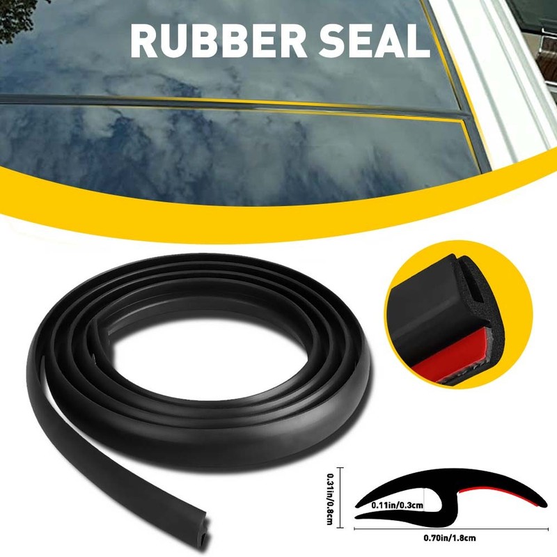 Door 3M/10FT Car Trim Edge Guard Weatherstrip Seal Molding Strip Superior Rubber
