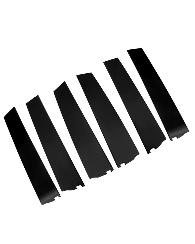 Door Window B/C Pillar Trim Molding Fit 15-18 Chevy Suburban GMC Yukon Cadillac