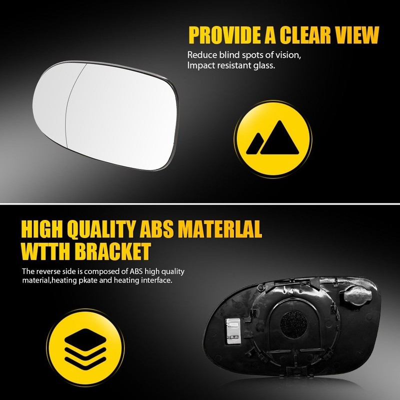 For Mercedes-Benz CLK Class Heated Driver Left Mirror Glass OE 2098100121 1-5X gallery